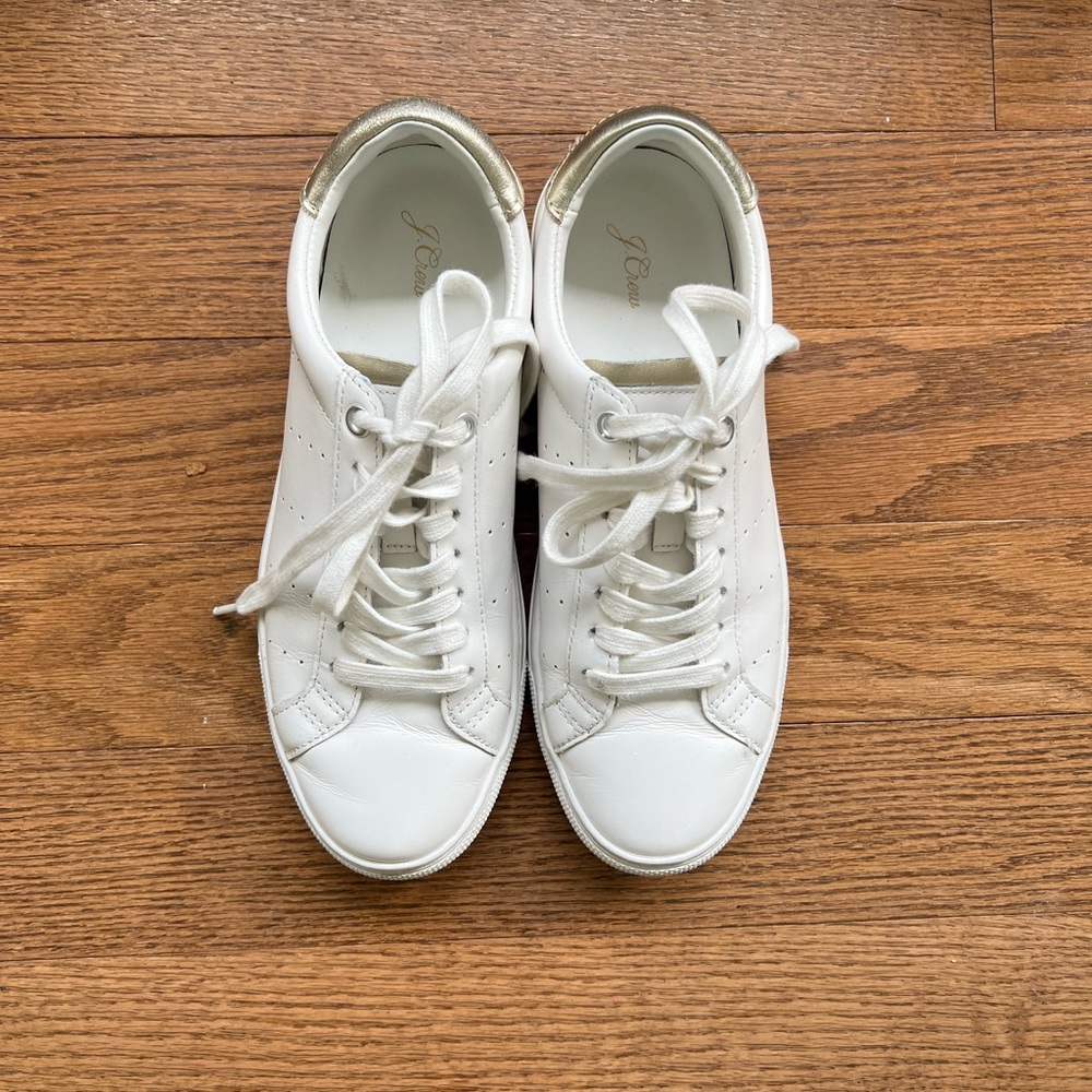 J. Crew Mirror Metallic Tab Saturday Sneaker Size 7H